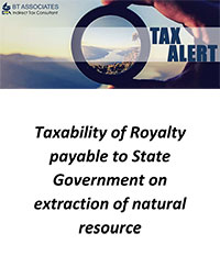 Taxability of Royalty payable to State Government on extraction of natural resource
