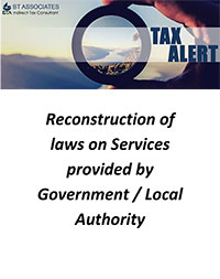 Reconstruction of laws on Services provided by Government / Local Authority