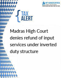

Madras High Court denies refund of input services under inverted duty structure