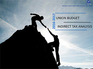 Union Budget 2016-17 – Indirect Tax Analysis